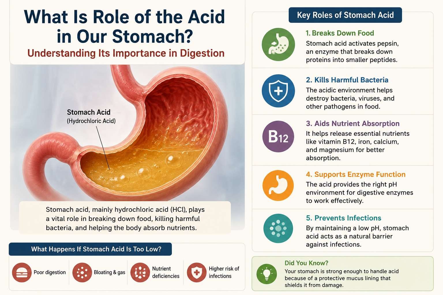 What Is Role of the Acid in Our Stomach? Understanding Its Importance in Digestion