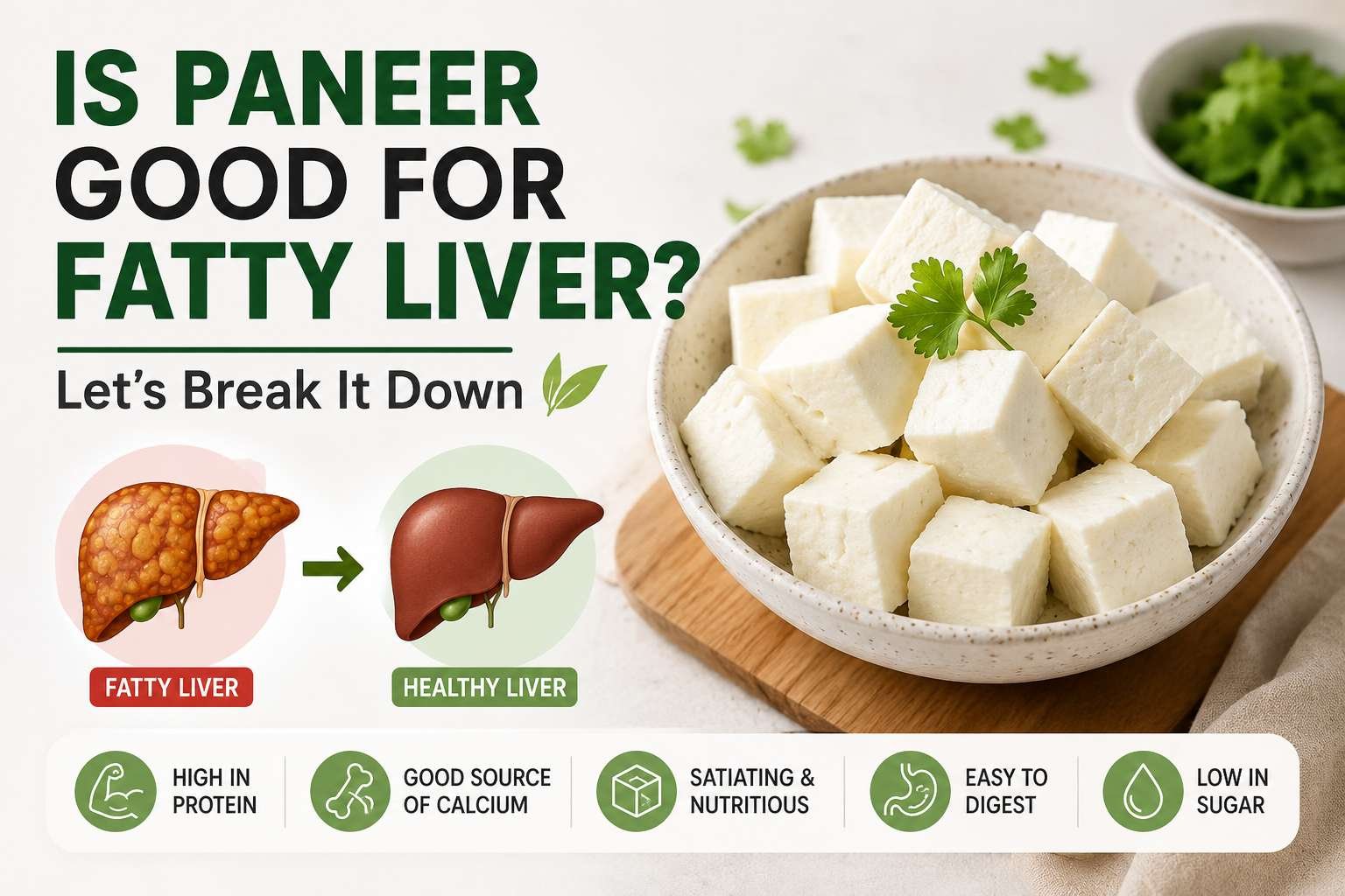 Is Paneer Good for Fatty Liver? Let’s Break It Down