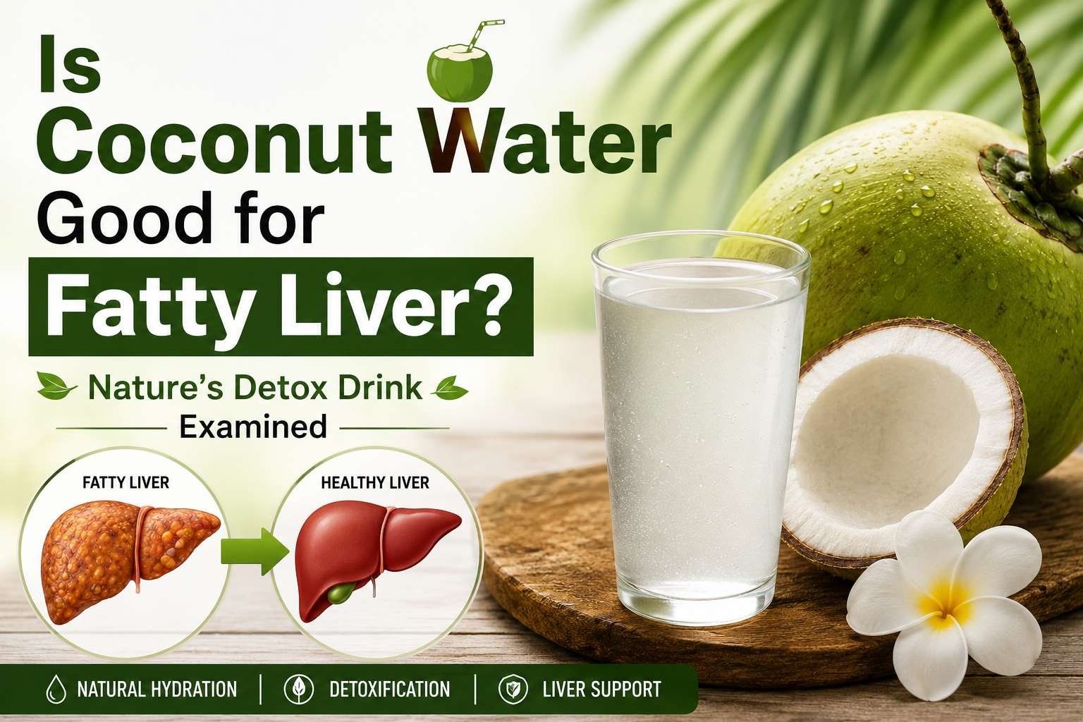 Is Coconut Water Good for Fatty Liver? Nature’s Detox Drink Examined