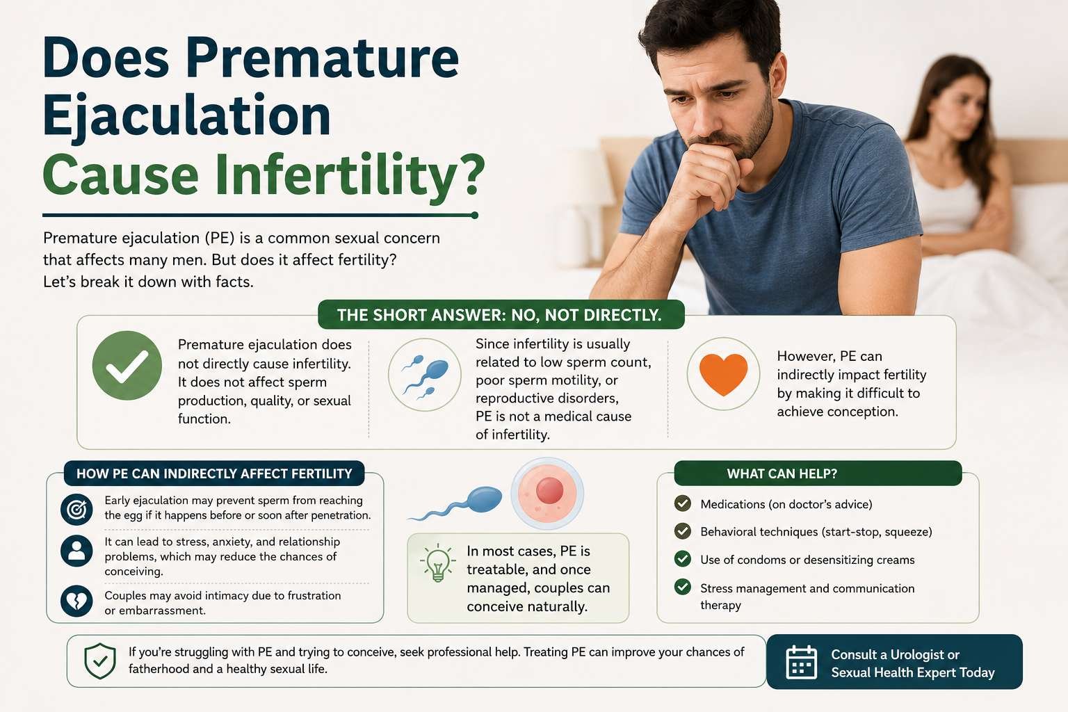 Does Premature Ejaculation Cause Infertility?