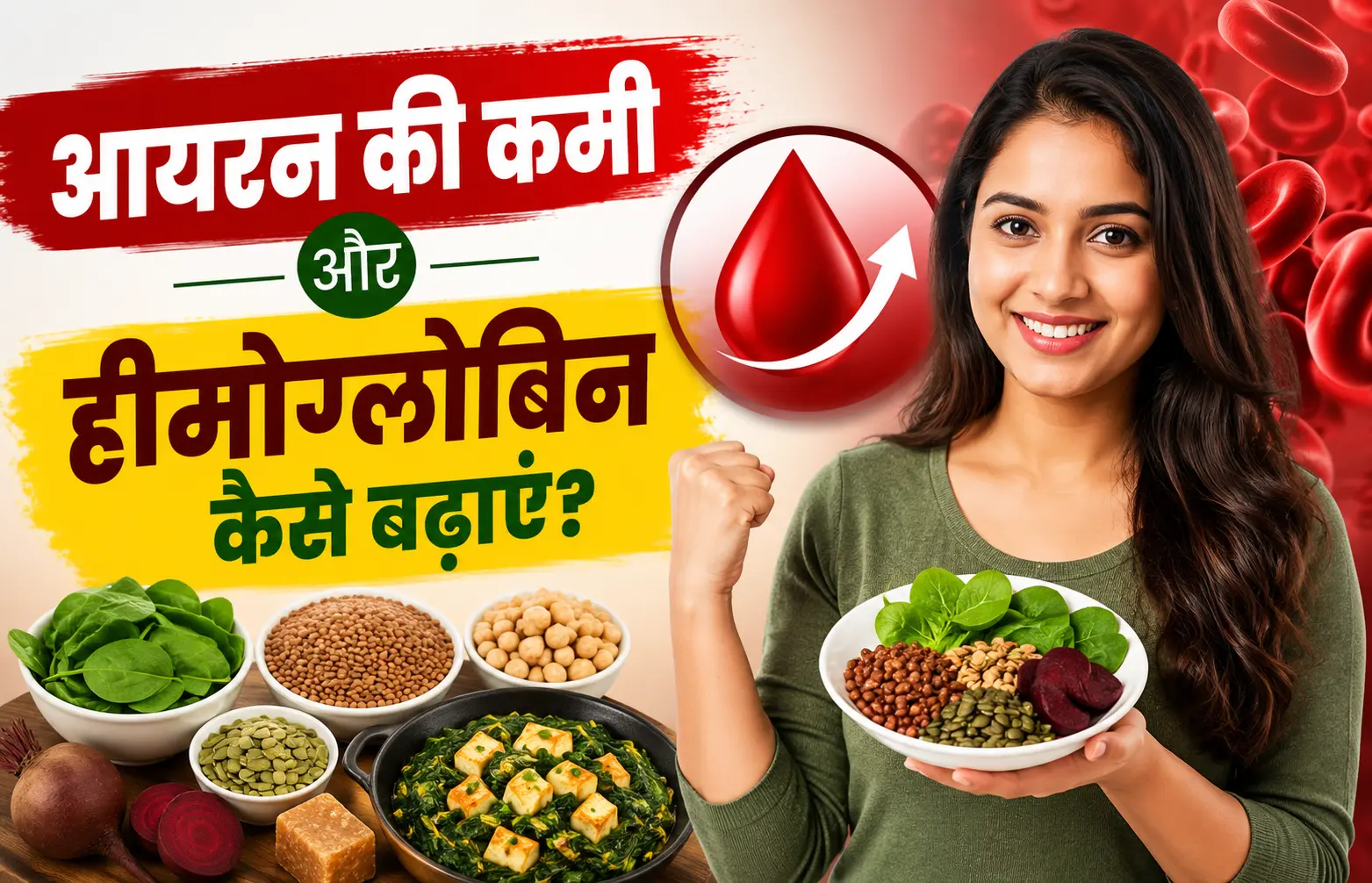 आयरन की कमी और हीमोग्लोबिन कैसे बढ़ाएं - Complete Guide