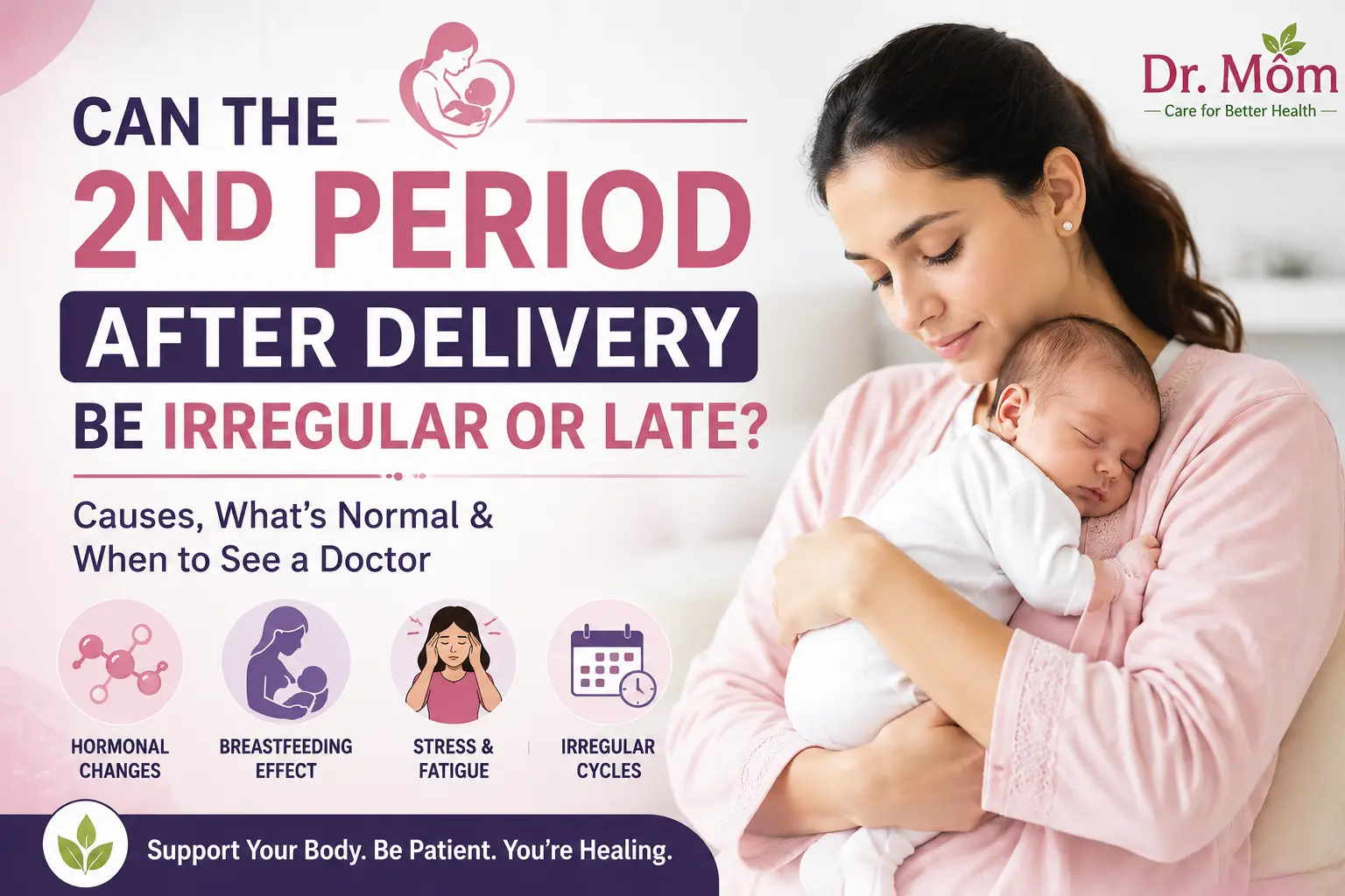 Can the 2nd Period After Delivery Be Irregular or Late? Causes & What to Know