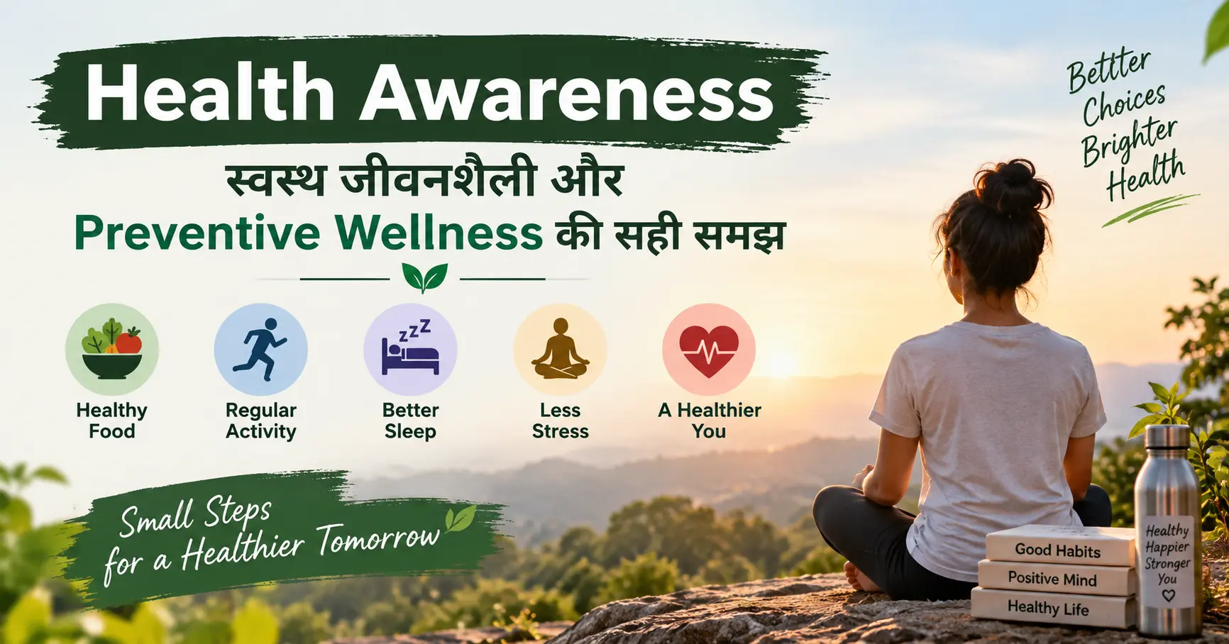 Healthy Lifestyle कैसे अपनाएं? Health Awareness, Ayurveda और Preventive Wellness की पूरी Guide